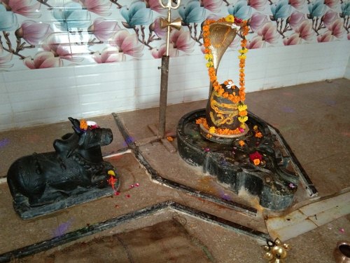 Narmadeshwar Shivling With Nandi Ji, Packaging Type : Box