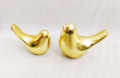 AY Plain Brass Birds Pair, Packaging Type : Box