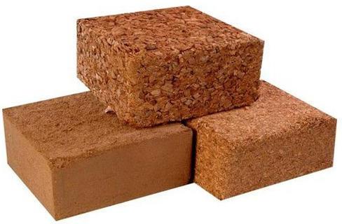 Coco Peat Block, For Construction, Form : Solid