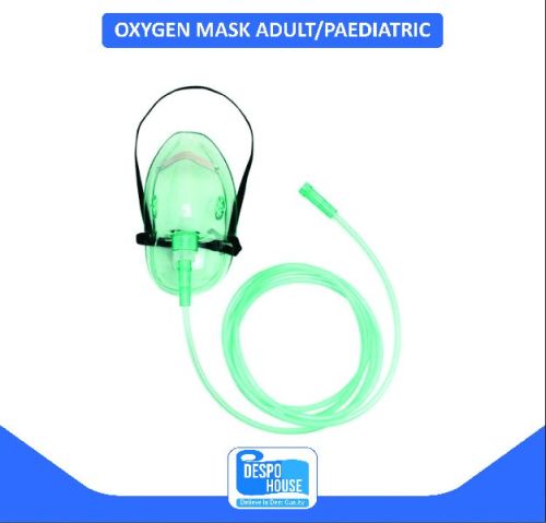 Plastic Adult Oxygen Mask, For Hospital, Feature : Adjustable, Nice Fit