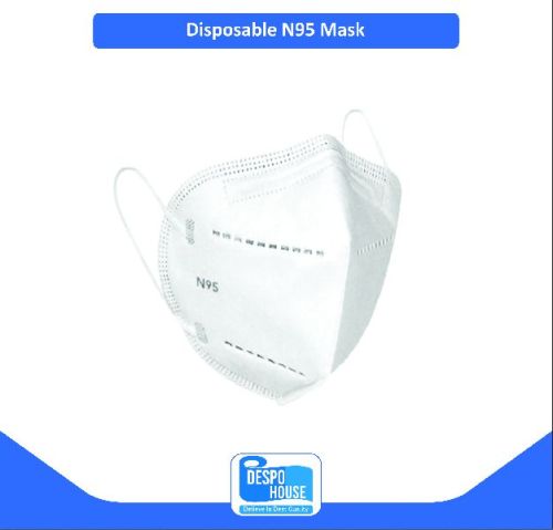 Disposable N95 Face Mask, For Clinics, Hospitals, Size : Standard