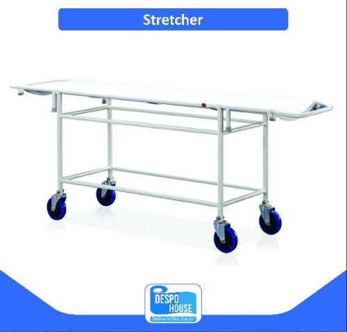 Manual Metal Hospital Stretcher, For Clinic, Loading Capacity : 150-200Kg