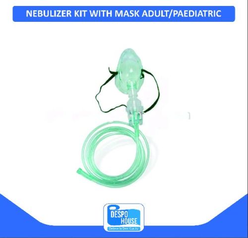 Plastic Nebulizer Kit With Mask, For Clinical Purpose, Hospital, Packaging Type : Carton