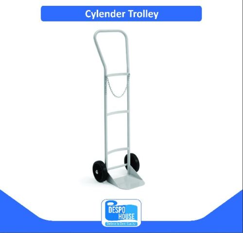 Metal Oxygen Cylinder Trolley, Feature : Non Breakable, Shiny Look