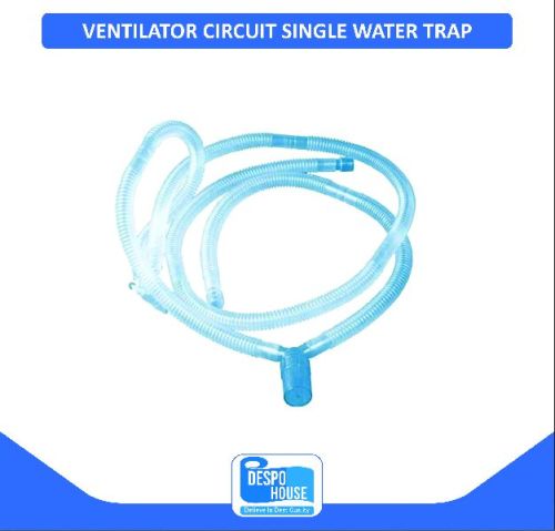 Ventilator Circuit With Single Water Trap, For Clinical Purpose, Hospital, Feature : Standard Connector