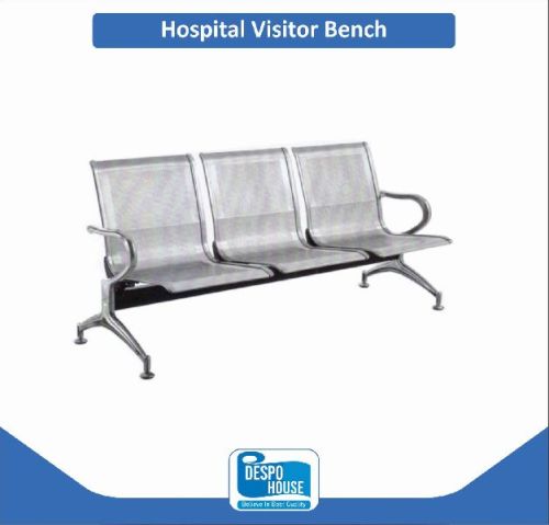 Polished Stainless Steel Waiting Bench, Style : Modern
