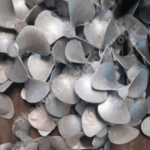 Aluminum Casted Aluminium Propeller, Color : Silver