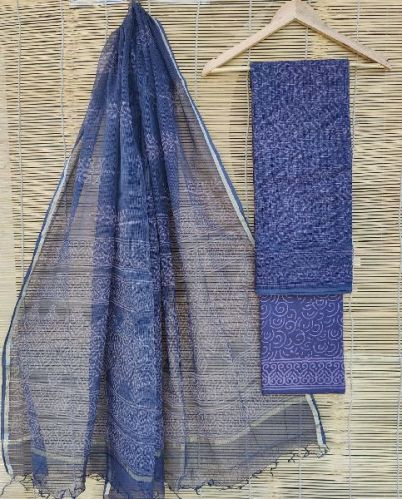 Kota Doria Suit Material With Kota Doria Dupatta