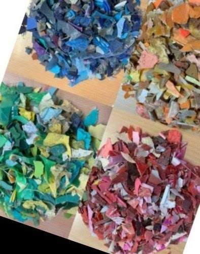 HDPE Grinding Chips, Color : Multicolor