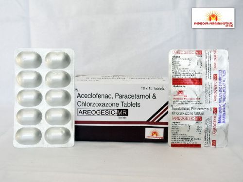 Aceclofenac, Paracetamol & Chlorzoxazone Tablets, Medicine Type : Pharmaceutical