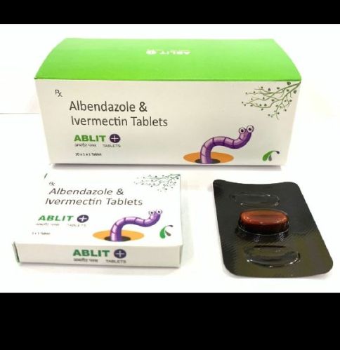 Albendazole Ivermectin Tablets, For Clinical, Hospital, Personal, Grade : Medicine Grade