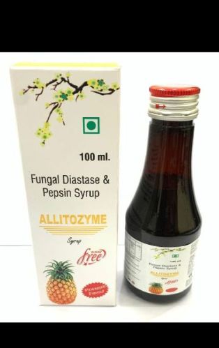 Fungal Diastase & Pepsin Syrup, For Pharmaceutical Industry, Purity : 100%