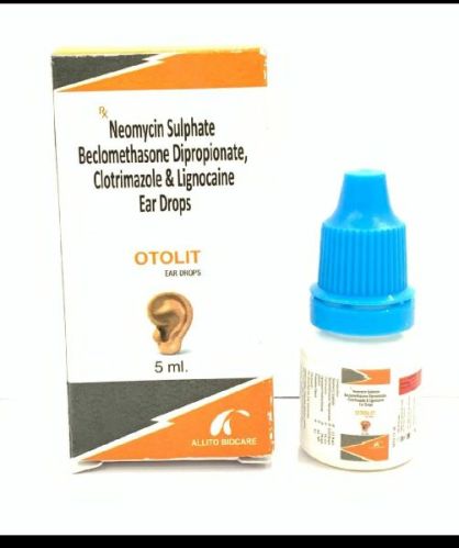 Neomycin Sulphate Beclomethasone Dipropionate Clotrimazole & Lignocaine Ear Drops