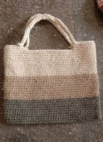 Fabric Macrame Handbag, Feature : Durable, Easy Washable