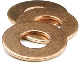 Round Polished Bronze Washers, For Fittings, Standard : ANSI, ASME