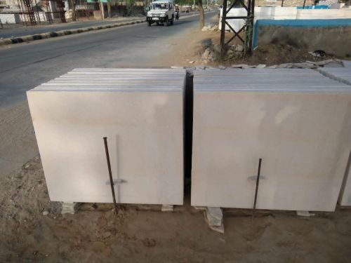 Non Polished Plain White Marble Slabs, For Flooring Use, Making Temple, Statue, Wall Use, Construction