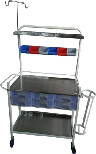 Crash Cart, Feature : Anti Corrosive, Durable, High Quality, Shiny Look