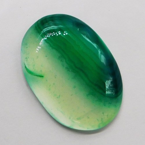 Natural Green Onyx Gemstone, Size : 50 Mm