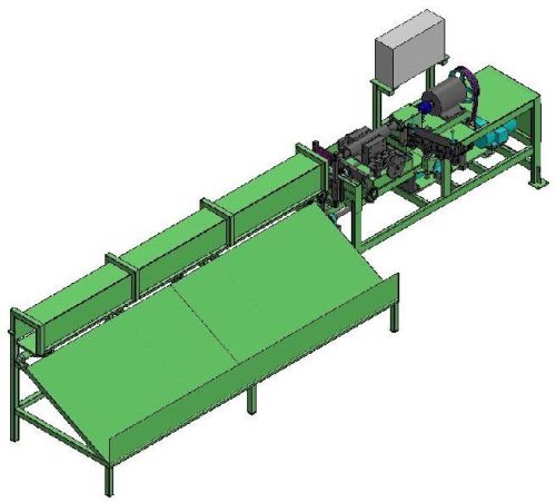 Electric Steel Automatic Chain Link Fencing Machine, Color : Grey