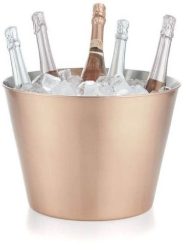 Dotted Coper Caleb Golden Ice Bucket, Size : Multisizes