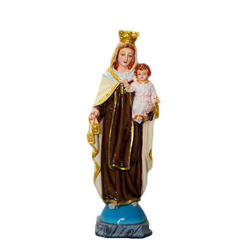 Our Lady Of Mount Carmel Statue, For Shiny, Pattern : Painted