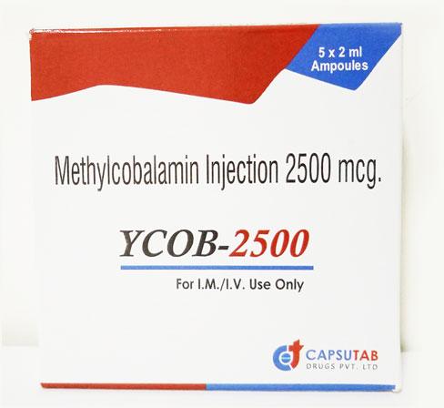 YCOB-2500 INJECTION, Packaging Type : BLISTER