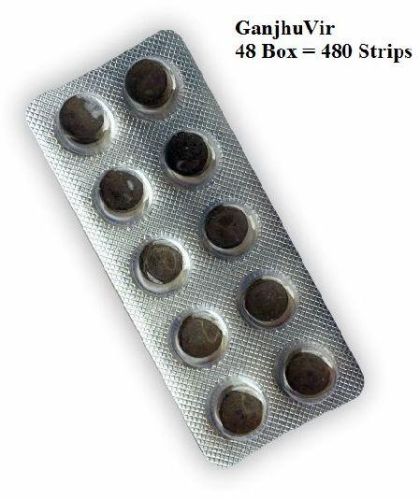 GanjhuVir Ayurvedic Antiviral Tablets (Pack Of 480 Strips)