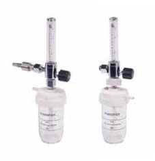 Oxygen Flow Meter With Humidifier Bottle, For Hospital, Laboratory, Size : Multisizes