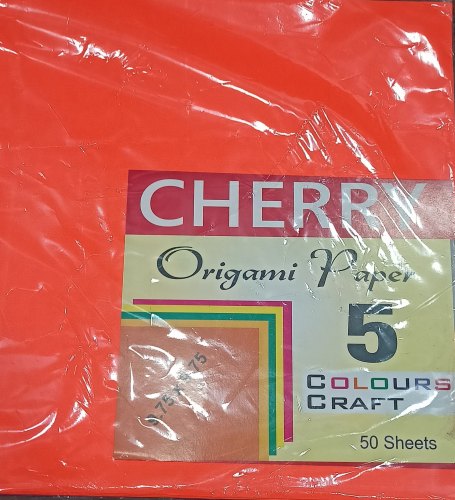 Cherry Origami Papers, Size : 21 X 21 Cm