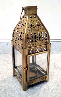 Metal Decorative Moroccan Lantern, For Decoration