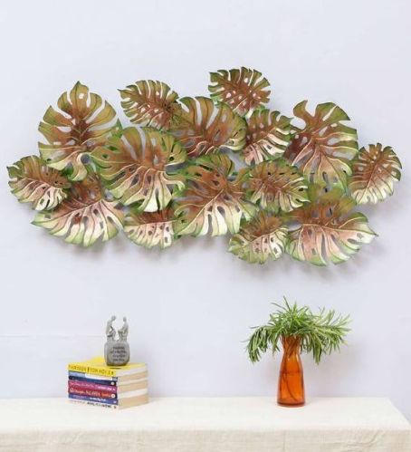 Metal Leaves Wall Art