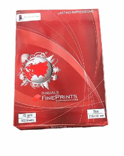 Bindal Red A4 Copier Paper, Size : 210*297