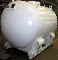 Coated Carbon Steel Portable Chemical Tank, Capacity : 10-500L, 1000-5000L, 500-1000L, 5000-10000L