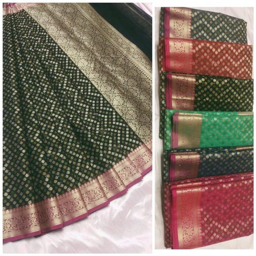 Chanderi Cotton Saree, Saree Length : 6.5m