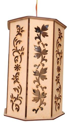 Polished MDF Diwali Lantern, Size : 7inch