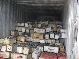 Used Battery Scrap, Packaging Type : black white