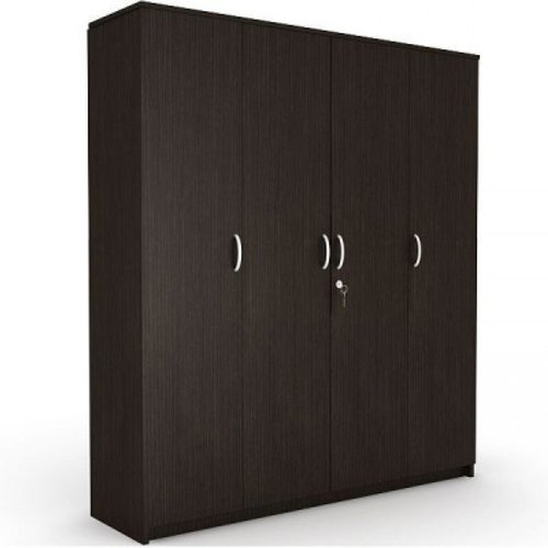 Dark Brown Wooden Almirah, Door Type : Hinged