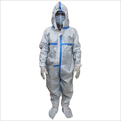 90 GSM PPE Kit, For Safety Use, Color : Blue, White