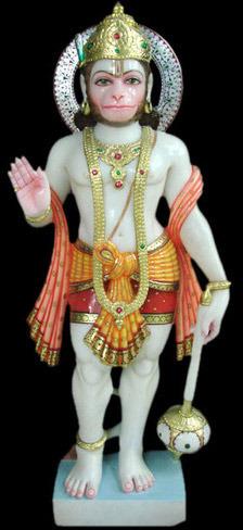Standing Lord Hanuman Ji Statue, For Worship, Temple, Interior Decor, Office, Home, Gifting, Garden