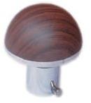 Round Polished Plastic BR-55 Designer Curtain Bracket, Color : Brown, Silver