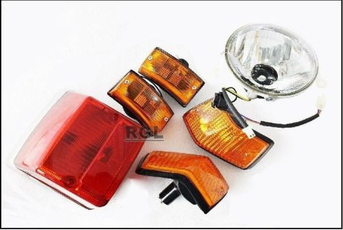 Vespa LML Headlight and Tail Light, For Automobile, Color : Red, Orange