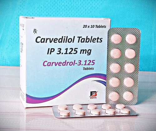 Carvedrol 3.125 Carvedilol Tablet