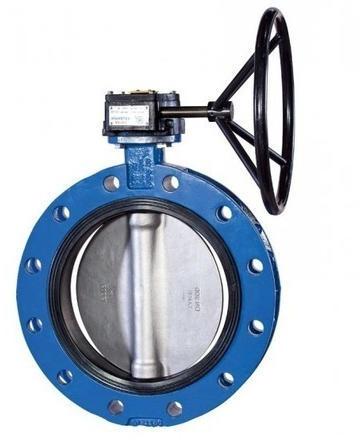 Flowtech Mild Steel Double Flange Butterfly Valve