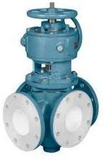 Manual Polished Four Way Plug Valve