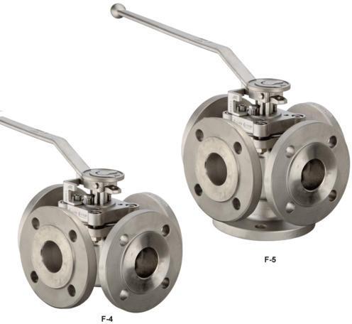 Flowtech Stainless Steel Multi Way Part Valve, Pressure : 20 Bar