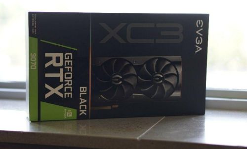 EVGA GeForce RTX 3070 XC3 Black Gaming 8GB GDDR6X Graphics Card