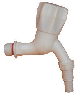 Kaival Plastic Polo Nozzle Bib Cock, For Bathroom, Kitchen, Packaging Type : Paper Box