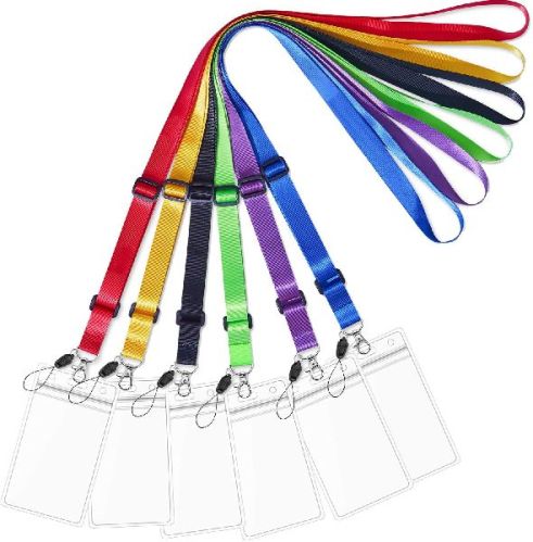 Nylon Plain ID Card Lanyards, Size : Standard