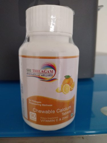 Chewable Calcium Tablets, Shelf Life : 24 MONTHS