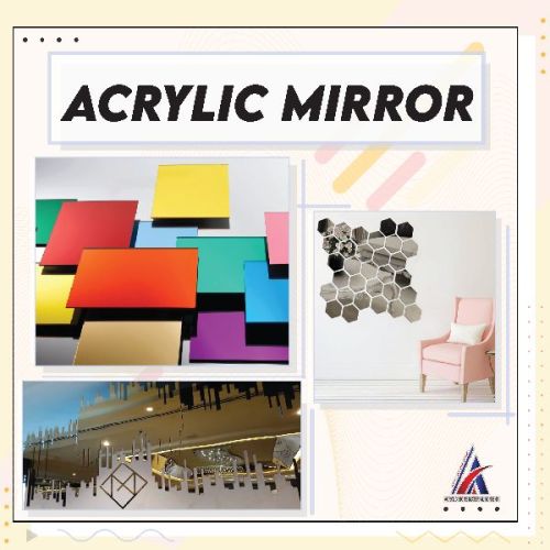 Acrylic Mirror 4X6 FEET, Packaging Type : Transparent
